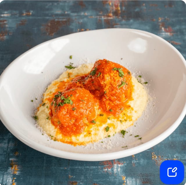 Polpette Con Polenta.